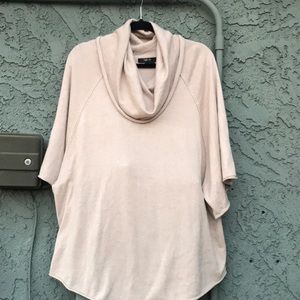 Beige cow neck sweater